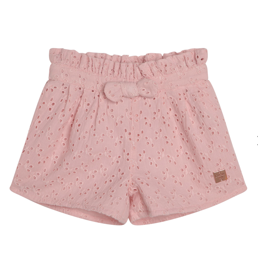 Carrement Beau - French Embroidered Shorts - Pink