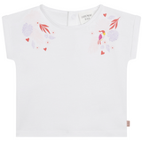 Carrement Beau - Jersey Tee - Colourful Leaf Print