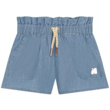 Carrement Beau - Girls Shorts with Elastic Waist - Light Denim