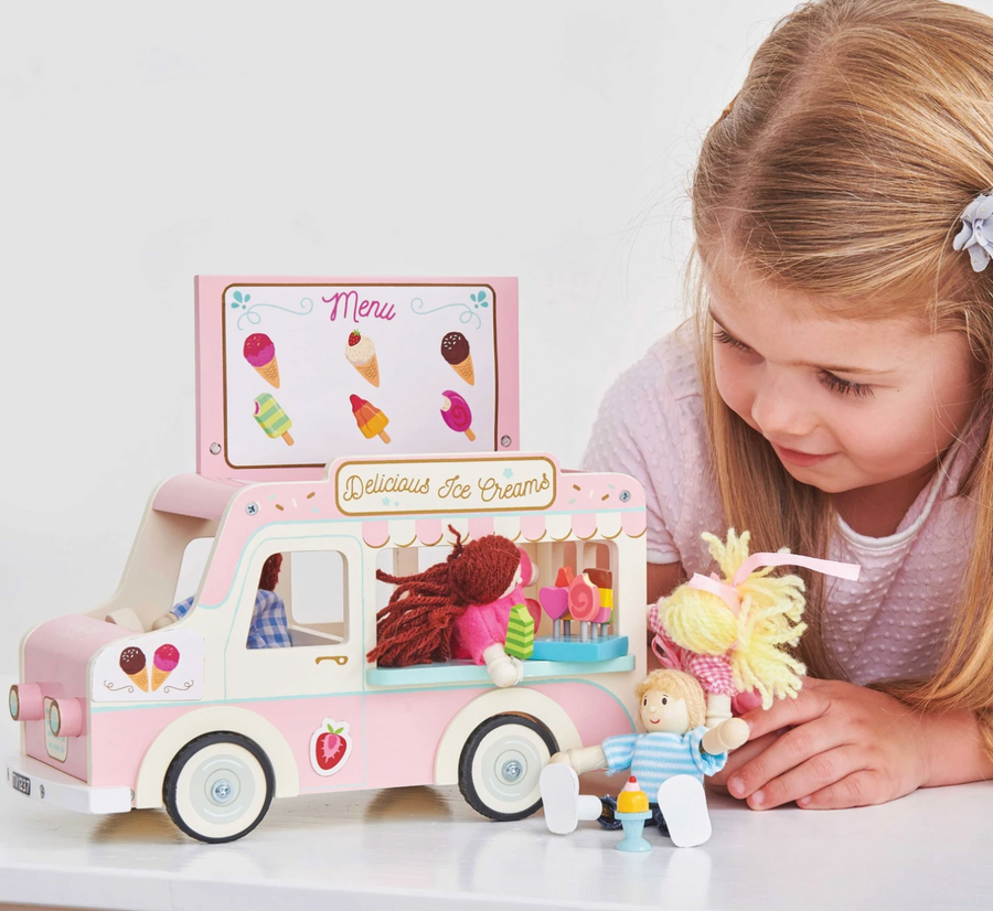 Le toy van ice cream cart sales