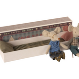 Maileg - Grandma and Grandpa Mice in Matchbox