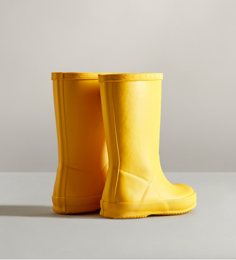Hunter - Kids First Classic Rain Boots - Yellow