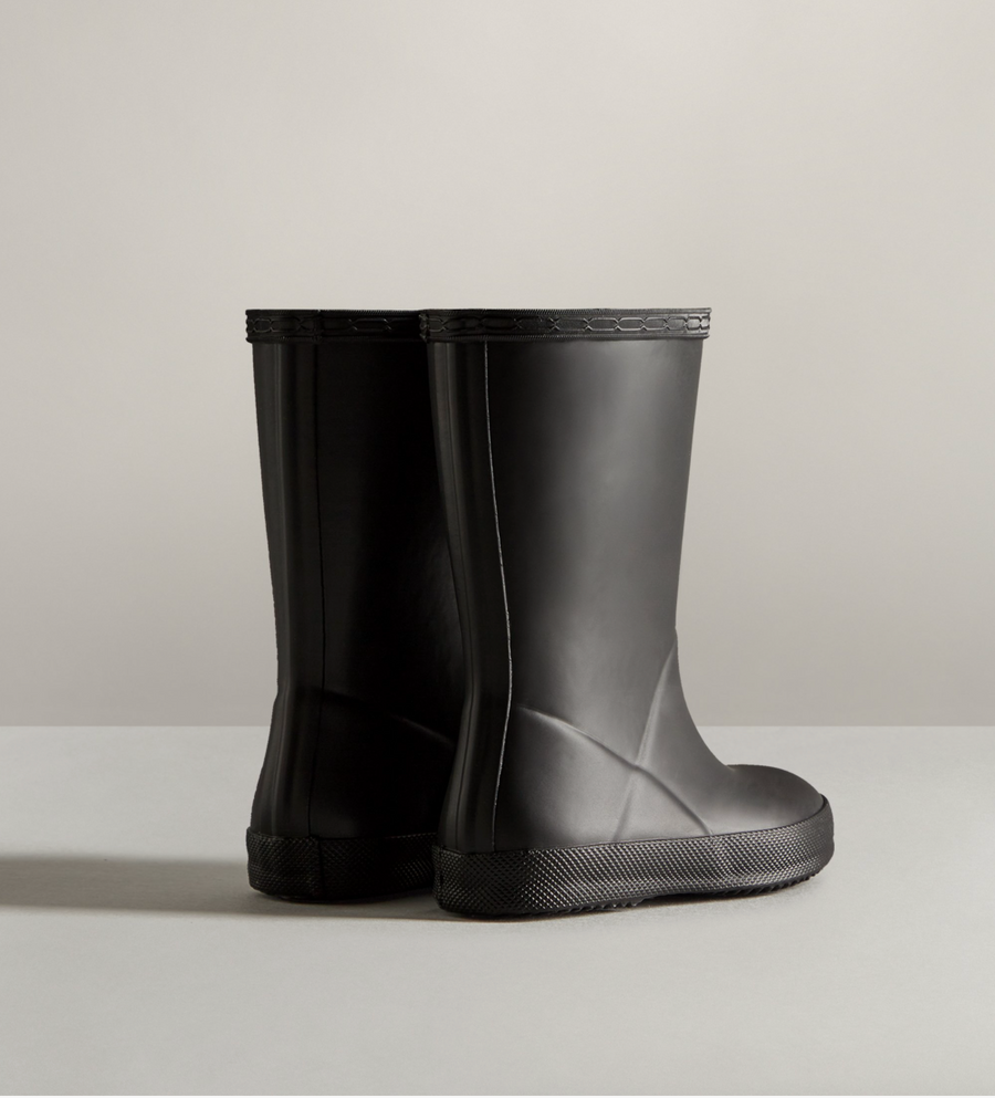 Hunter Kids First Classic Rain Boots Black