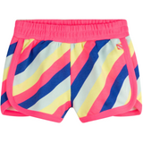 Billie Blush - Diagonal Stripe Sweatshorts - White Multi