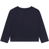 Billie Blush - T-Shirt with Heart Graphic - Navy