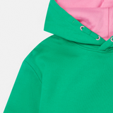Stella McCartney - Hoodie Dress with Logo Inserts - Green