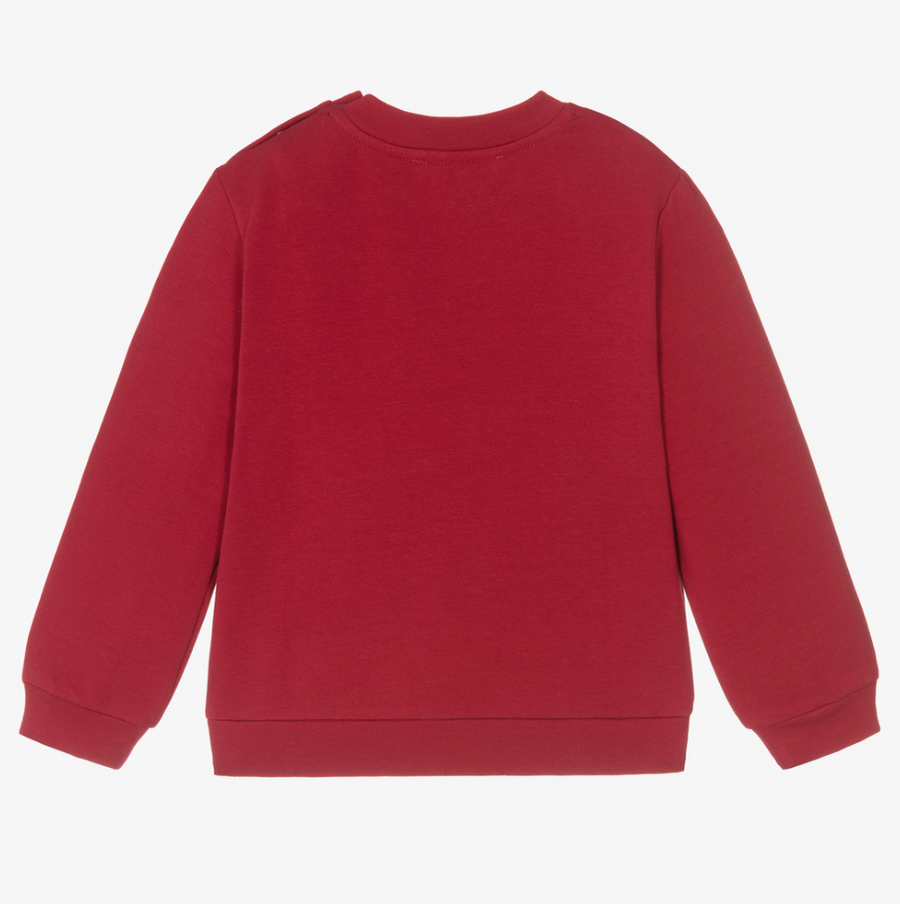 Patachou -Red Bear Sweater