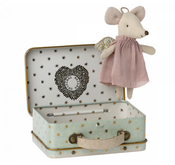 Maileg - Guardian Angel Mouse in Suitcase