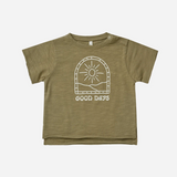 Rylee & Cru - Raw Edge T-Shirt - Olive
