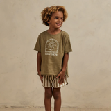 Rylee & Cru - Raw Edge T-Shirt - Olive