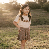 Rylee & Cru - Boxy Tee - Shell - "Wild Heart"