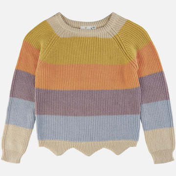 The New - Olly Knit Sweater - Multi Stripe