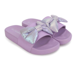 Billie Blush - Slides with Iridescent Bow