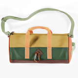 Souris Mini - Shoulder Strap Duffle Bag - Green Colour Block