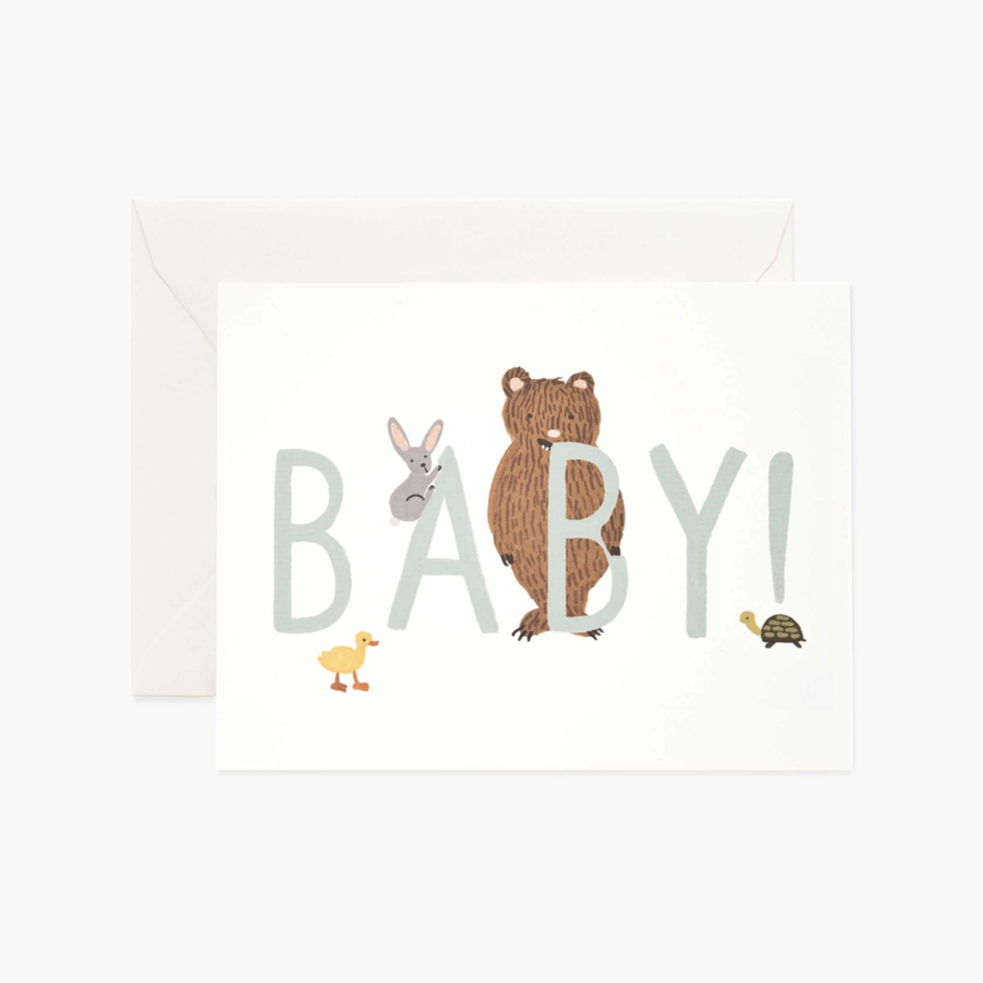 Rifle Paper Co. - Baby! Card - Mint
