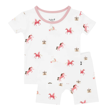 Kyte Baby - Short Sleeve Toddler Pajama Set -  Unicorn