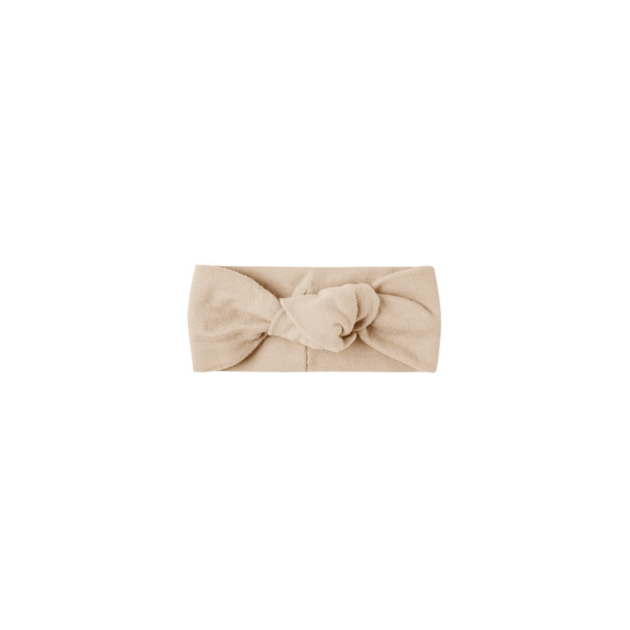 Quincy Mae - Knotted Headband  - Shell
