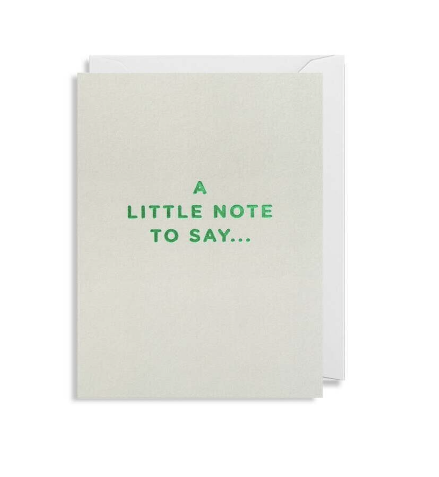 Lagom Design - A Little Note - Mini Card