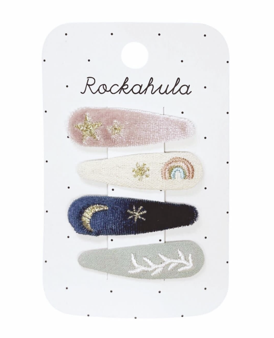 Rockahula - Starry Skies Embroidered Clip Set