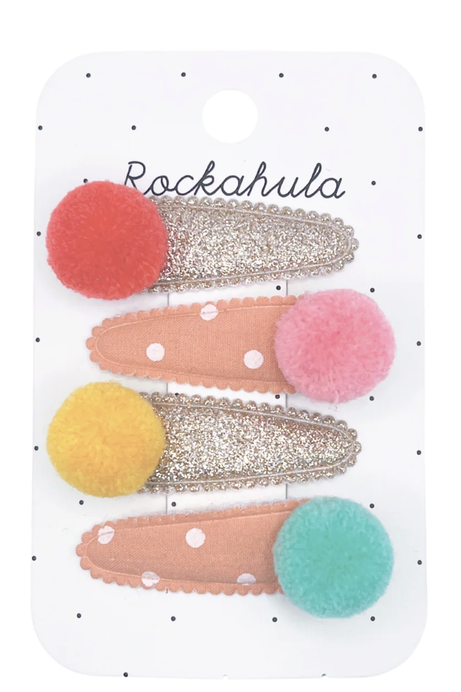Rockahula - Colour Pop Pom Clip Set