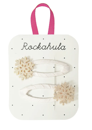 Rockahula - Shimmer Snowflake Clips