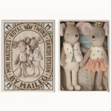 Maileg - Royal Twins Mice - Little Sister & Brother in Matchbox