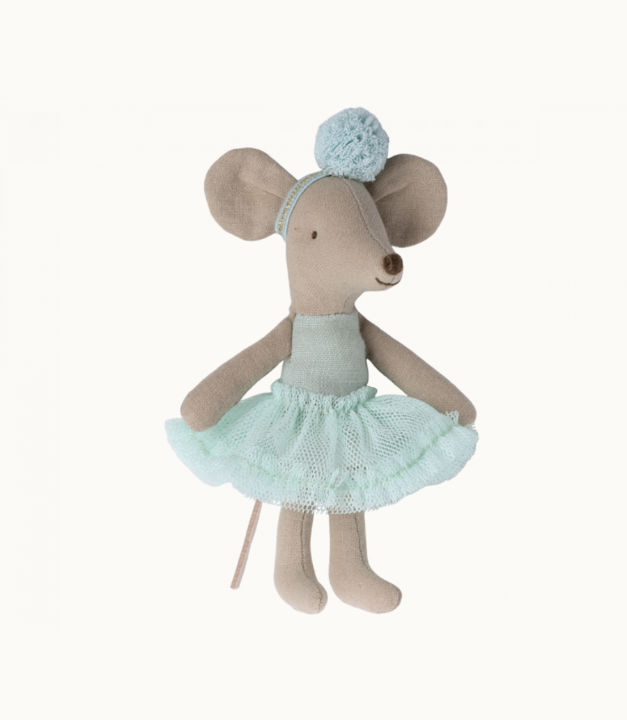 Maileg - Ballerina Mouse Little Sister - Light Mint