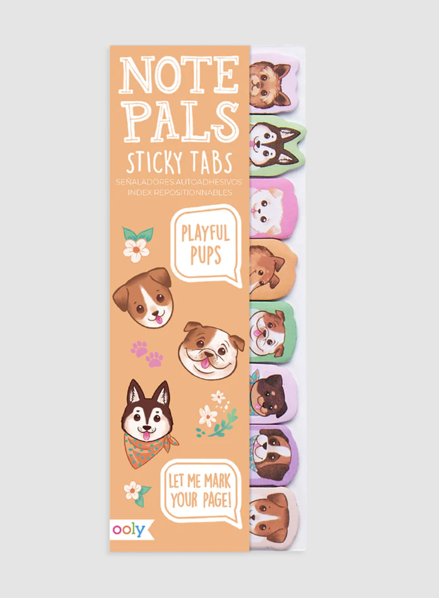 Ooly - Note Pals Sticky Tabs - Playful Pups