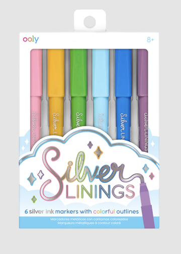 Ooly - Silver Linings Markers - Set of 6