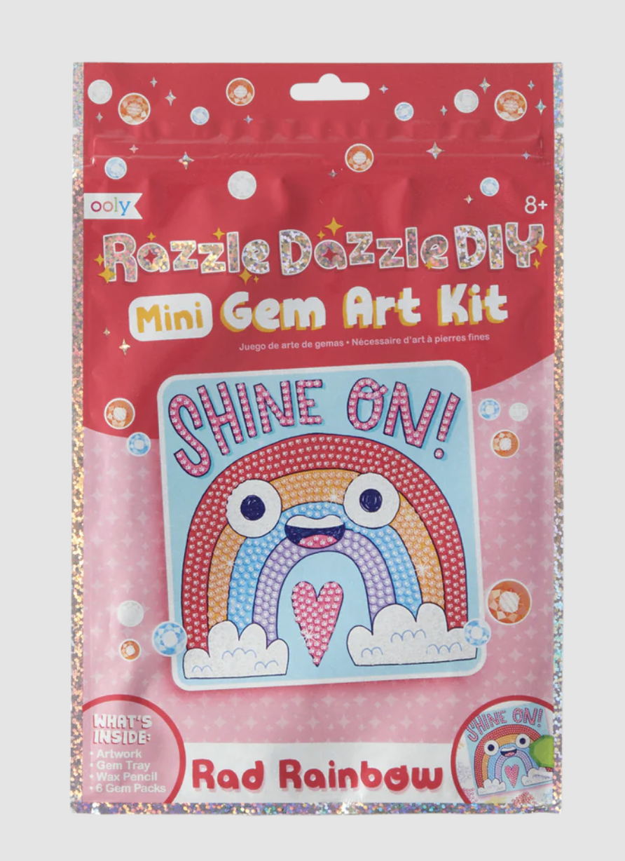 Ooly - Razzle Dazzle Mini Gem Art Kit - Rad Rainbow