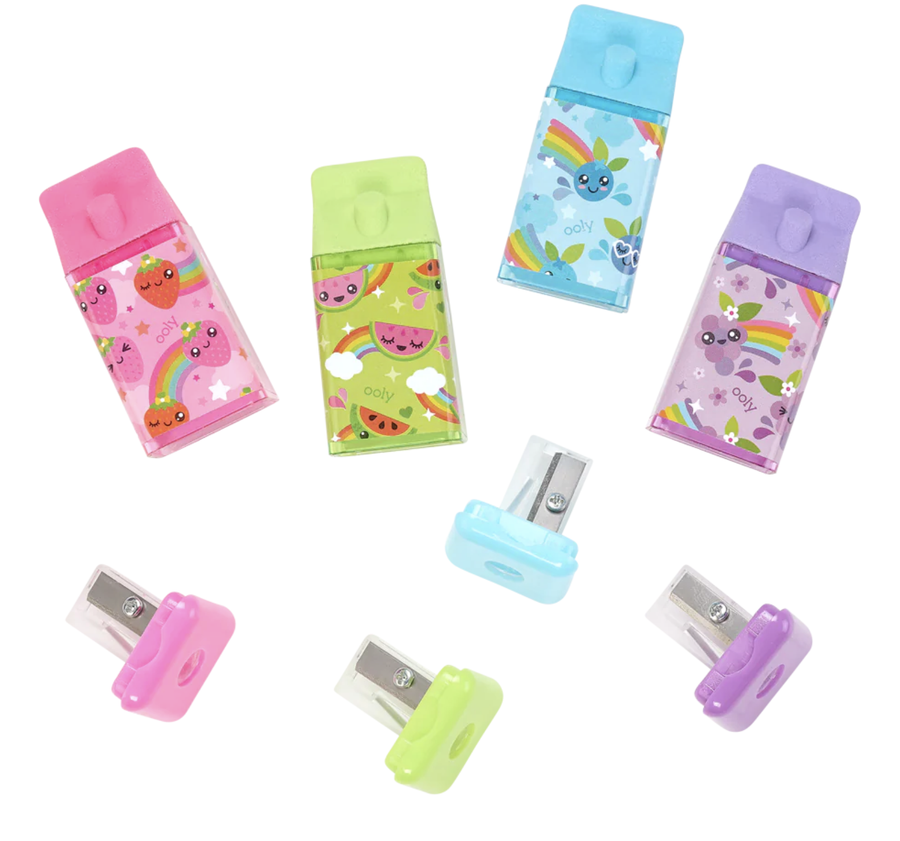 Ooly - Lil' Juicy Box Scented Erasers & Sharpeners