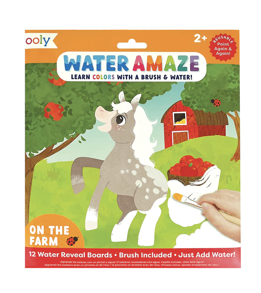 Ooly - Water Amaze Water Reveal Boards - On the Farm