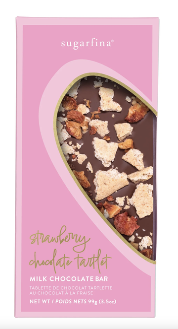 Sugarfina - Strawberry Chocolate Tartlet Milk Chocolate Bar