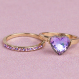 Great Pretenders - Boutique Chic Purple Ring