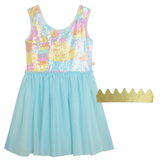 Billie Blush - Sequin Tulle Dress - Blue Lavender