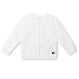 Carrement Beau - Openwork Seashell Cardigan - White