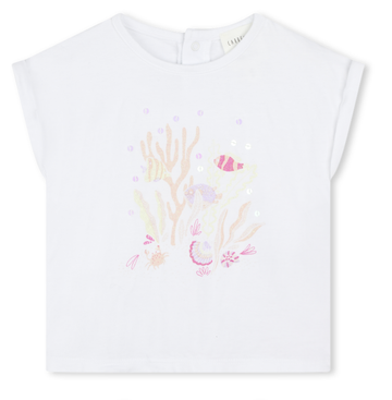 Carrement Beau - Short Sleeve Coral Graphic Tee