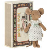 Maileg - Big Sister - Mouse in Matchbox -Floral Dress