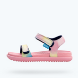Natives - Charley Sugarlite Print Sandal - Princess Pink/Pastel Tie-dye