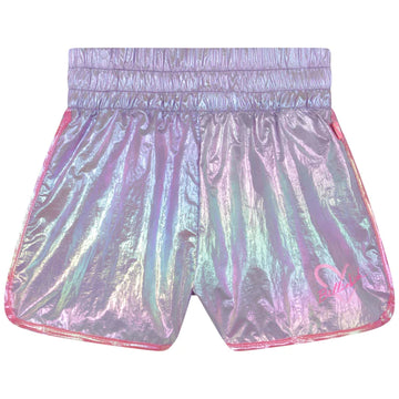 Billie Blush - Jersey Lined Iridescent Shorts