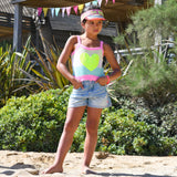 Billie Blush - Denim Shorts - Side Embroidery