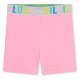 Billie Blush - Bike Shorts - Pink Logo Waistband