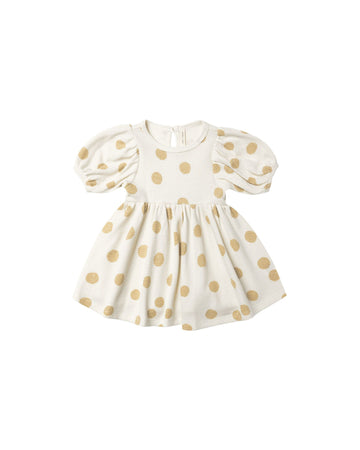 Quincy Mae - Waffle Babydoll Dress - Dots