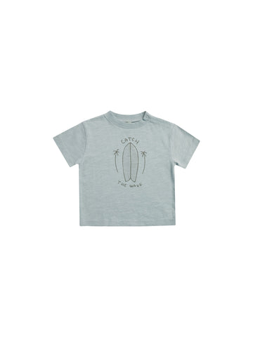 Rylee & Cru - Relaxed Tee - Blue Fog Catch the Wave