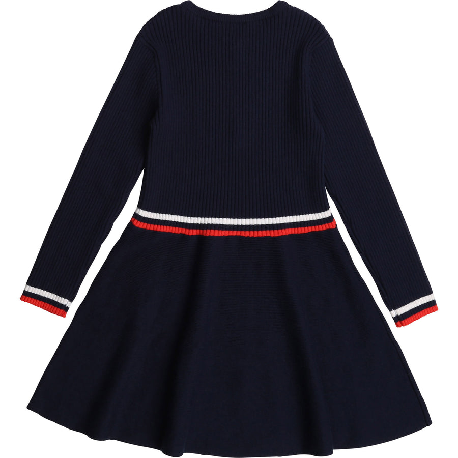 Carrement Beau - Navy Blue Knitted Dress