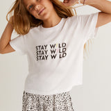 Z Supply - Stay Wild Tee - White
