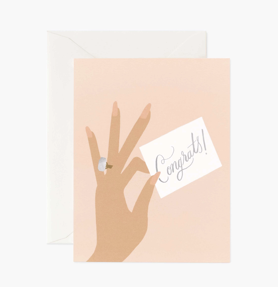 Rifle Paper Co. - Congrats Ring Card