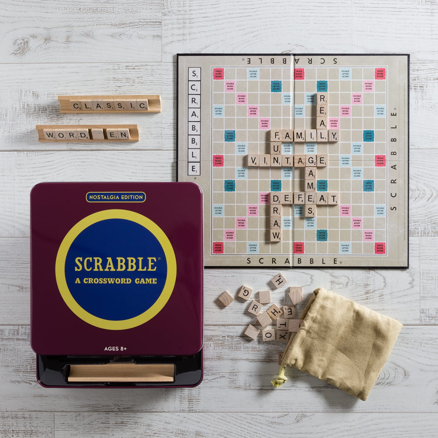 WS Game Company - Scrabble - Vintage Tin Edition