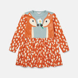 Stella McCartney - Double Deer Print Dress - Orange