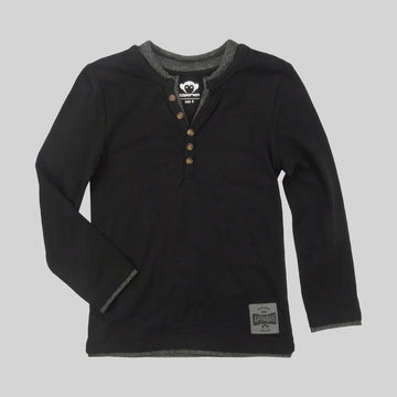 Appaman - Camden Long Sleeve Shirt - Black